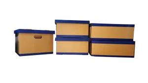 Stacked boxes used in DIY Moving vs. Hiring Professional Movers