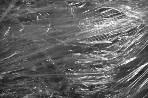 A plastic wrap.