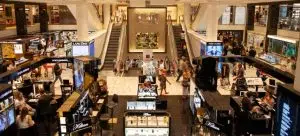 A picture of a shopping mall