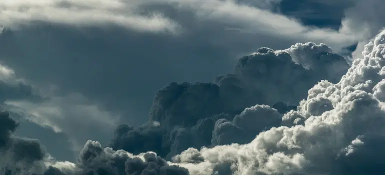 clouds in the sky